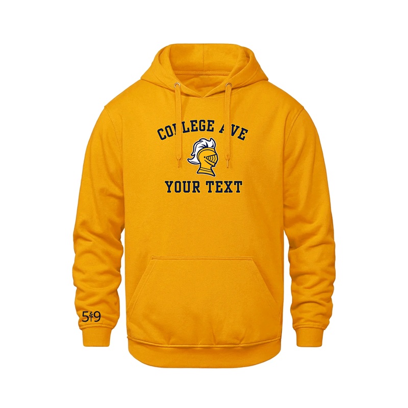 COLLEGE AVE CUSTOMIZABLE HOODIE (UNISEX)