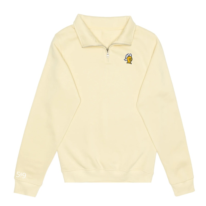COLLEGE AVE EMBROIDERED 1/4 ZIP (UNISEX)