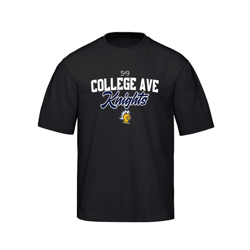COLLEGE AVE KNIGHTS OVERSIZED TEE (UNISEX)