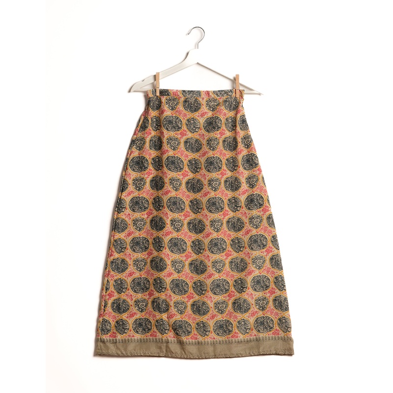 A Line Skirt - Beige Organic
