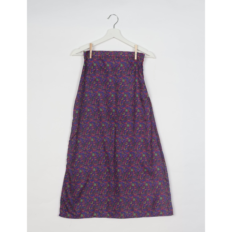 A Line Skirt - Purple Tropical