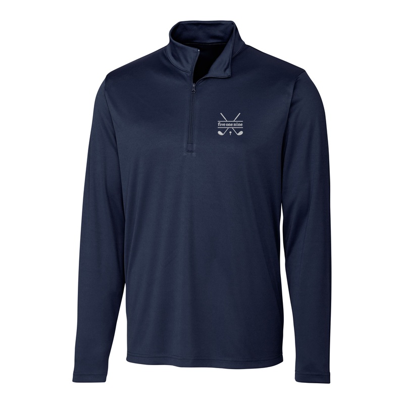 CLUB 519 EMBROIDERED ATHLETIC 1/4 ZIP (MENS)