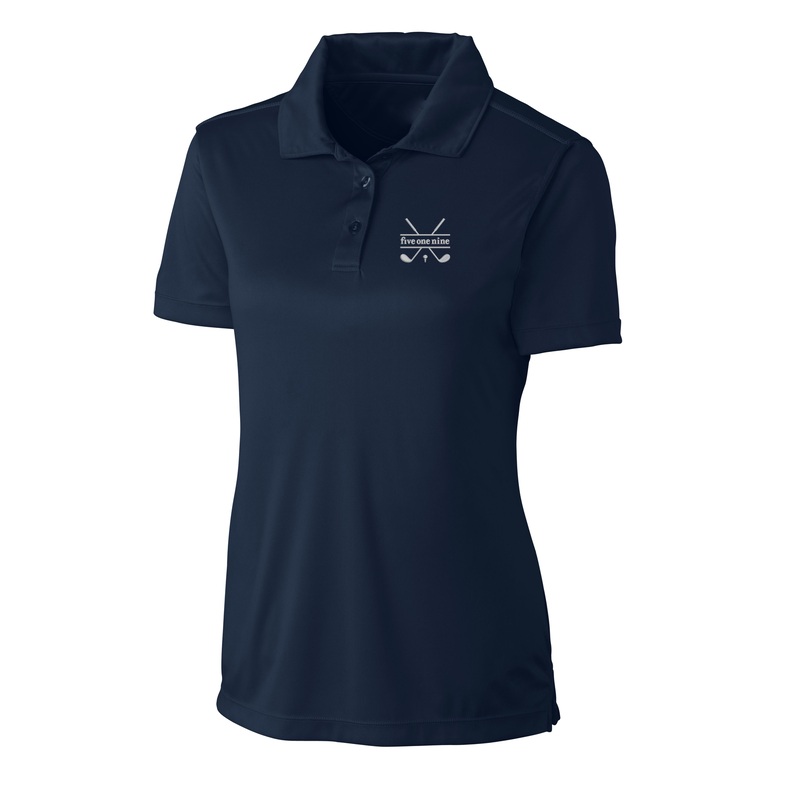CLUB 519 EMBROIDERED ATHLETIC POLO (WOMENS)
