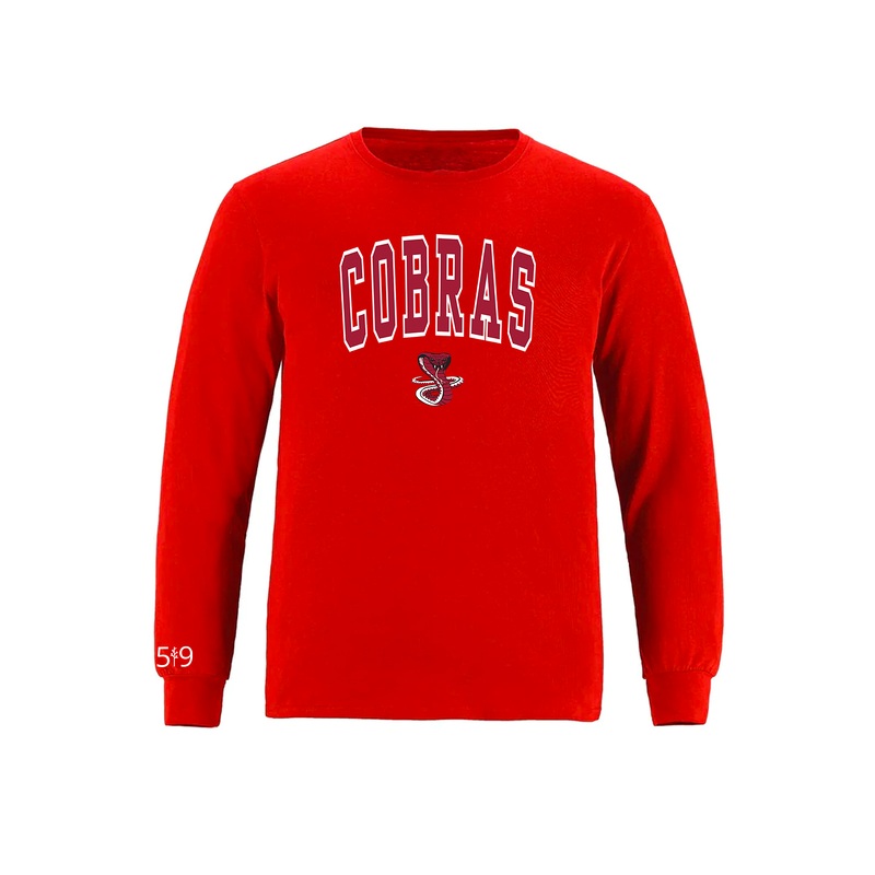 COBRAS VARSITY LONG SLEEVE (YOUTH)