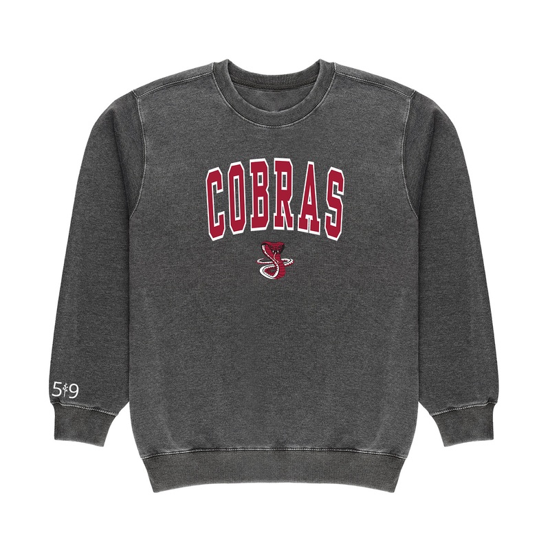 COBRAS VARSITY VINTAGE CREW (UNISEX)