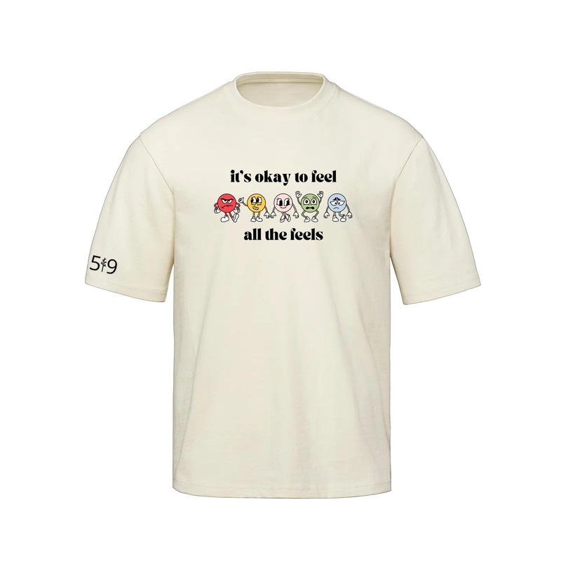 ALL THE FEELS OVERSIZED TEE (UNISEX)