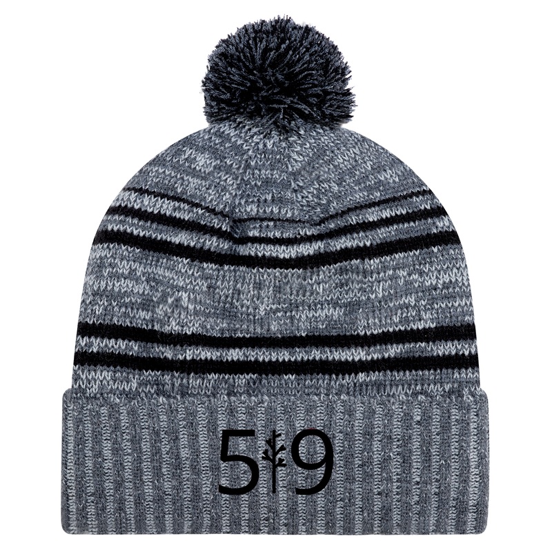 519 CLASSIC EMBROIDERED POM-POM TOQUE
