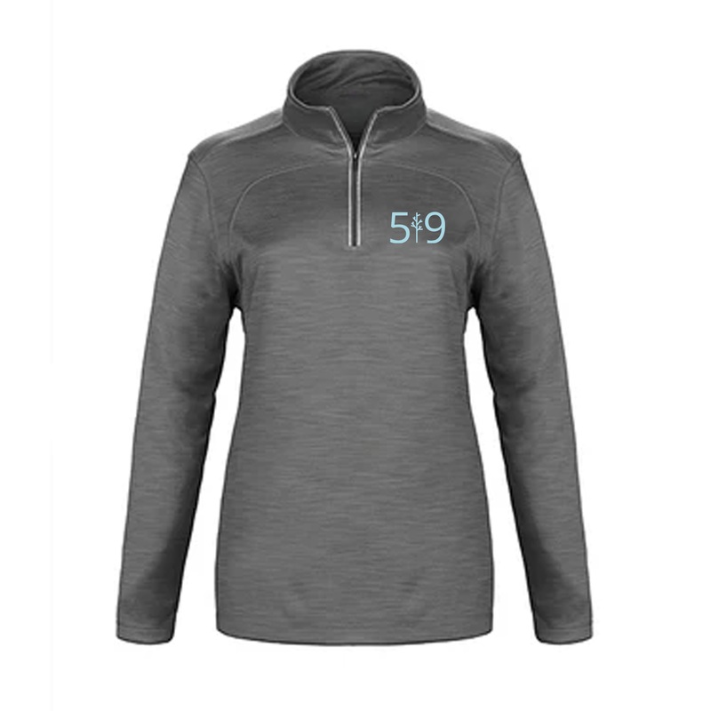519 CLASSIC EMBROIDERED PREMIUM ATHLETIC 1/4 ZIP (WOMENS)