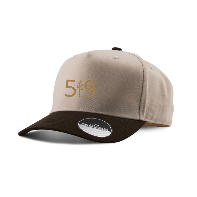 519 CLASSIC EMBROIDERED TWO-TONED PANEL CAP