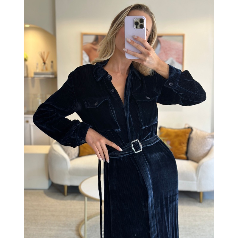 Sies Marjan Corduroy Midi Shirt Dress US 0 (UK 4)