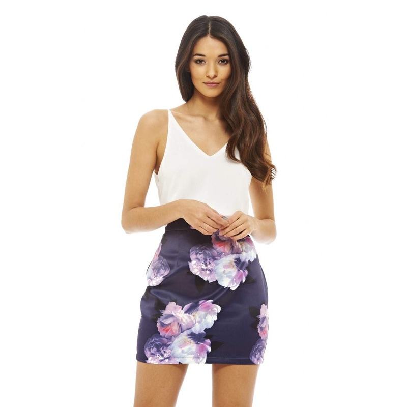 2 in 1 Floral Dress