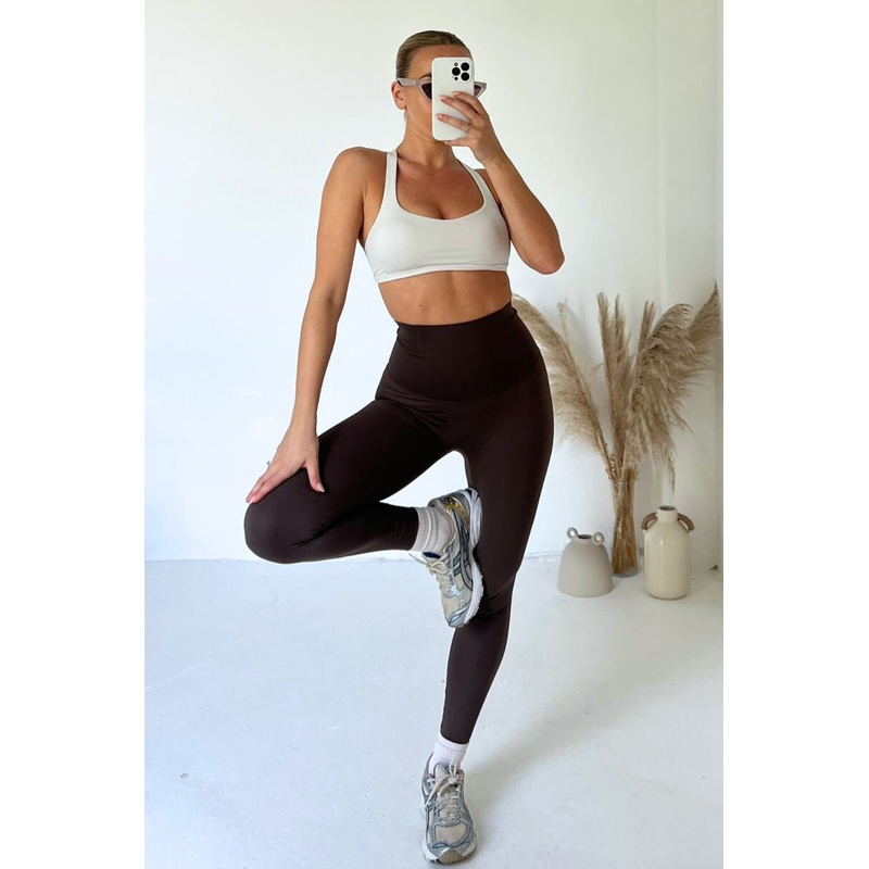 Grace chocolate seamless leggings
