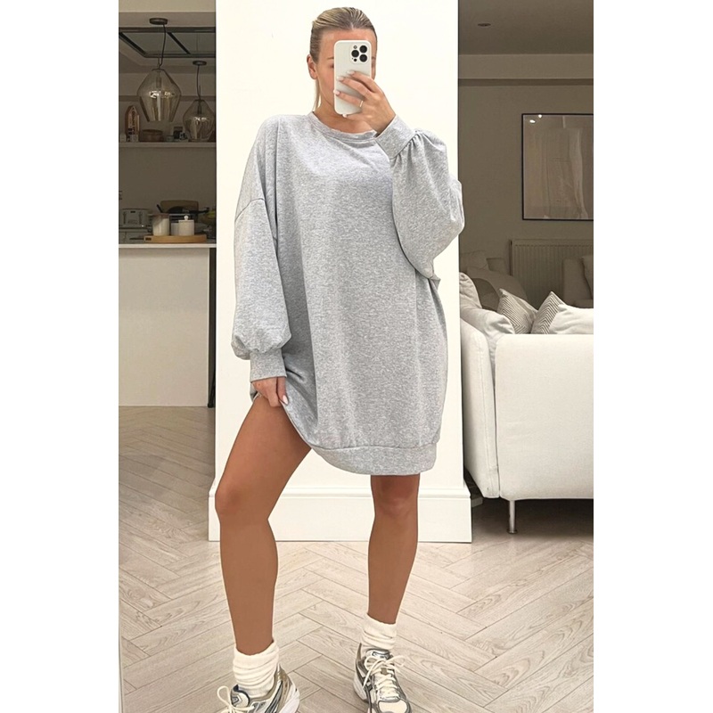 Italia Grey Oversized Tee