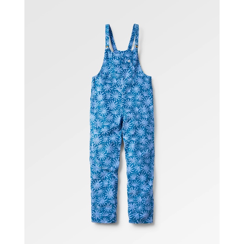 Meadows Organic Cotton Cord Dungarees - Seaweed Blue Steel