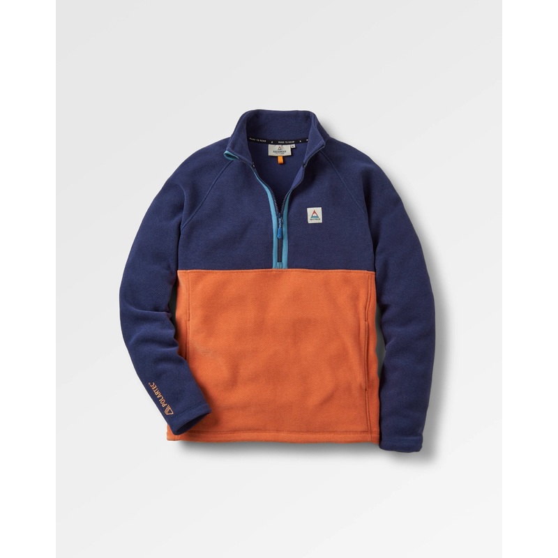Men's Highland Recycled Polartec Fleece - Rich Navy