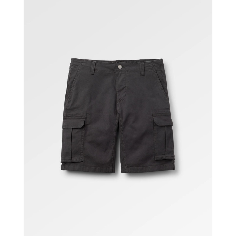 Lakeside Cargo Cotton Short - Faded Black