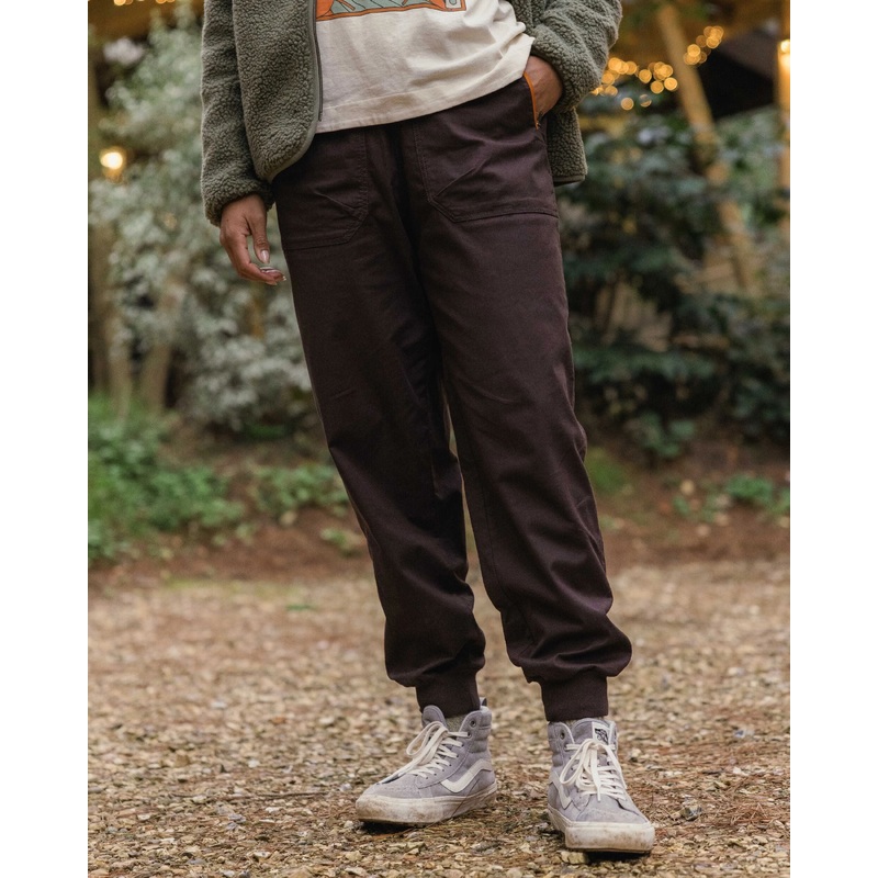 Hydrilla High Waisted Jogger - Espresso