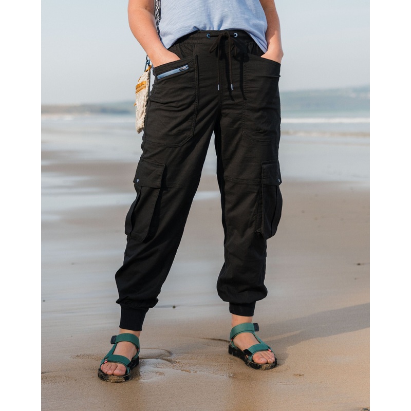 Hydrilla Organic Cotton Trouser - Black