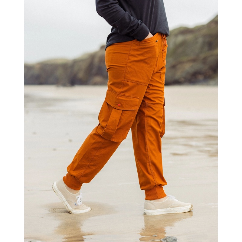 Hydrilla Organic Cotton Trouser - Sunset Orange
