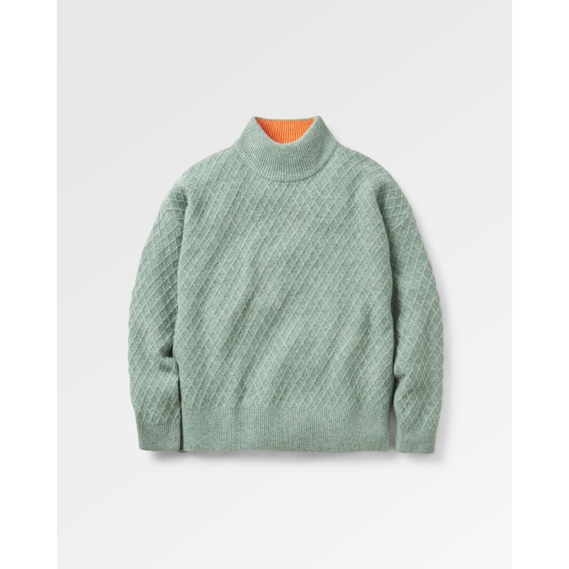 Hinterland Recycled Knitted Jumper - Pistachio