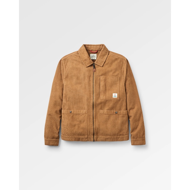 Harvest Organic Cotton Cord Overshirt - Caramel Brown