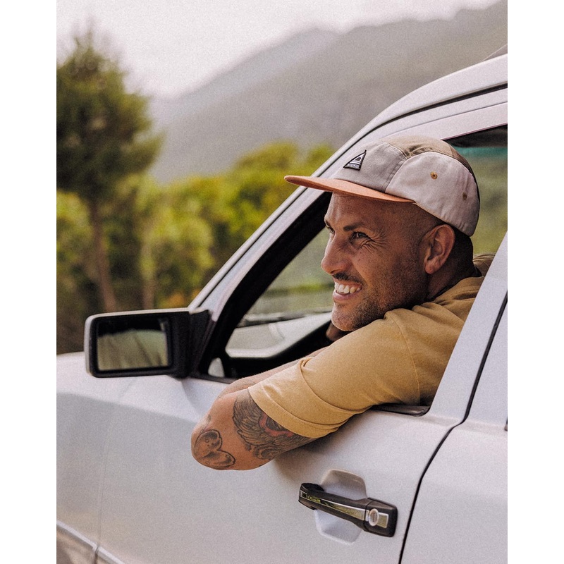 Fixie Recycled 5 Panel Cap - Apple Green Multi