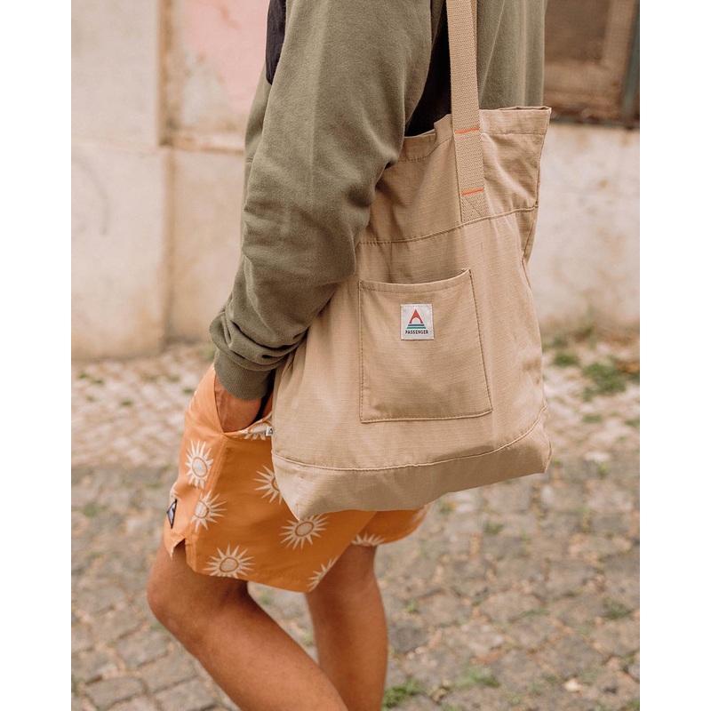 Evergreen Organic Tote Bag - Biscuit