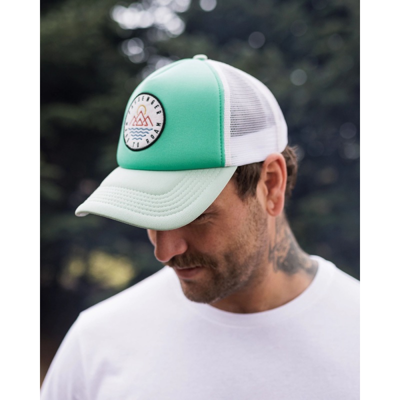 Escapism Trucker Cap - Green Fig