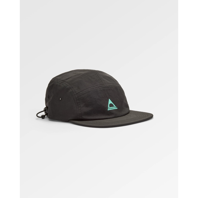 Emerge 5 Panel Trail Cap - Black