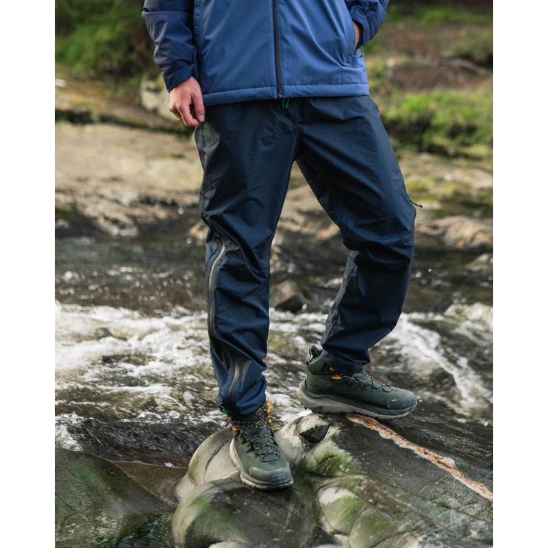 Droplet Waterproof Recycled Trouser - Deep Navy