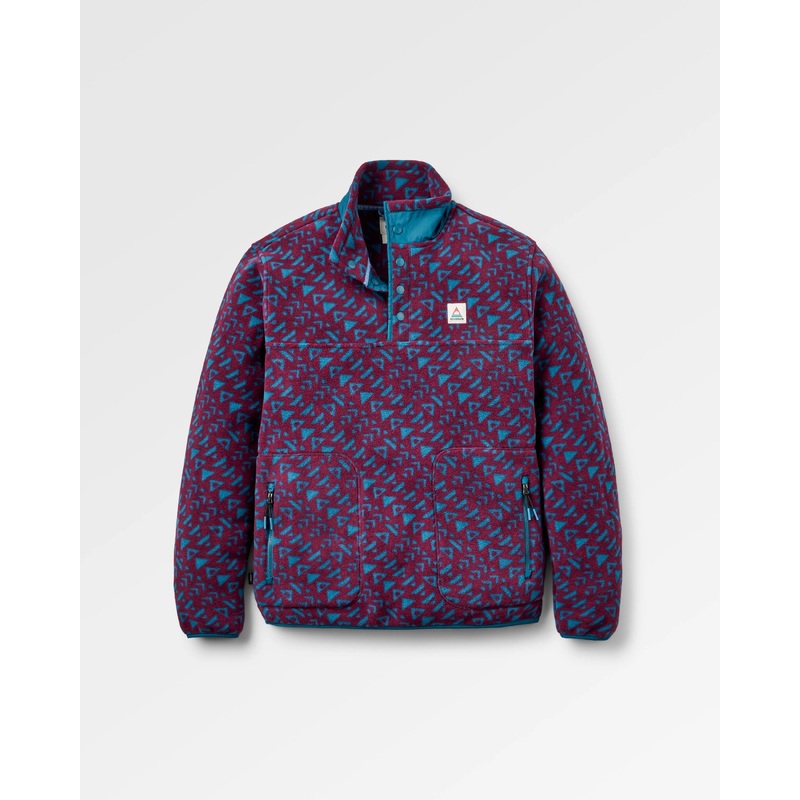 Dusk Recycled Polartec Fleece - Diagonal Geo Fig