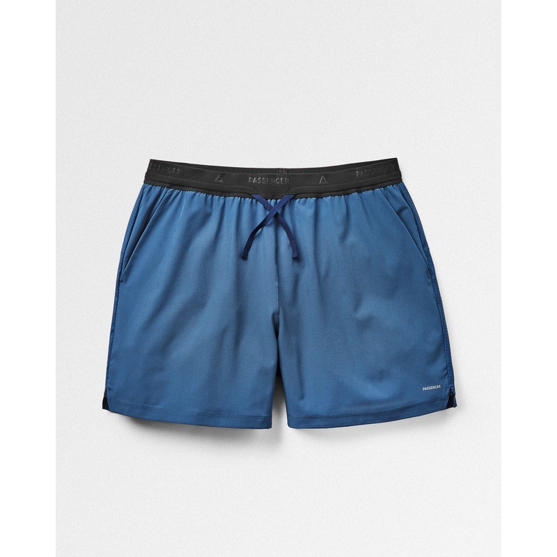 Descent Trail Recycled Shorts - Dark Denim