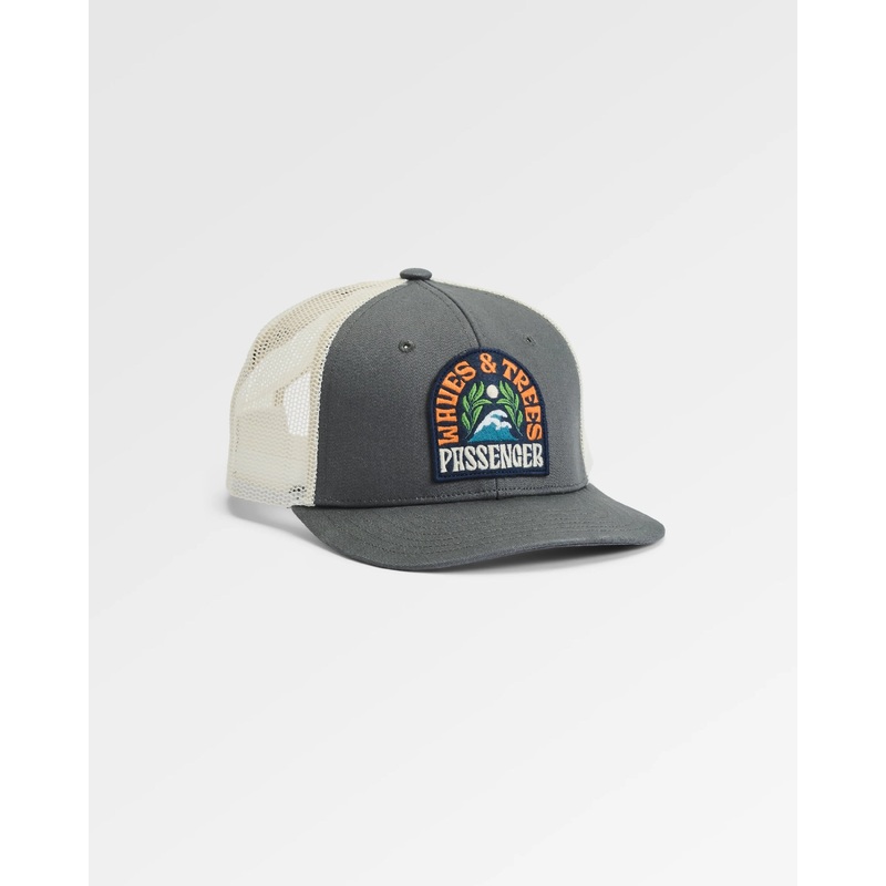 Dawning Organic Cotton Trucker Cap - Charcoal