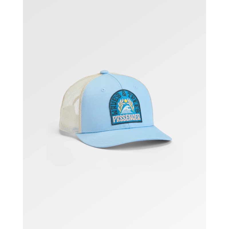 Dawning Organic Cotton Trucker Cap - Faded Denim