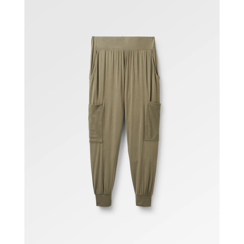 Day Dream Recycled Trouser - Dusty Olive