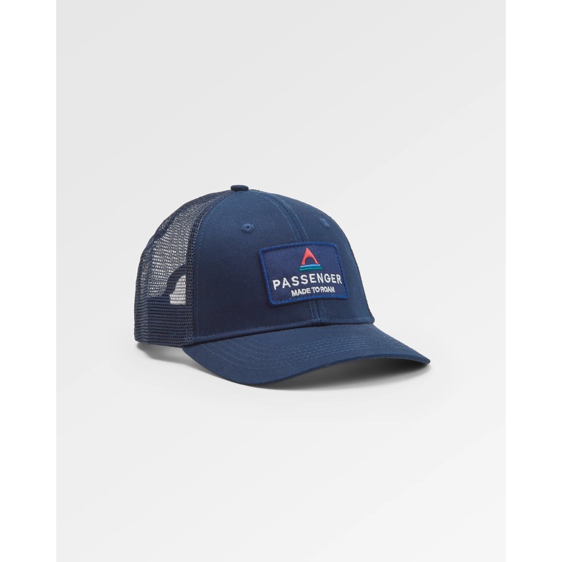 Core Recycled Cotton Trucker Cap - Rich Navy