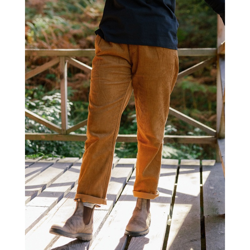Compass Recycled Corduroy Trouser - Coconut