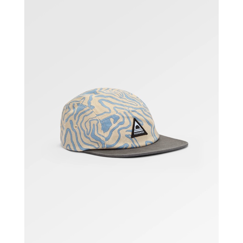 Coast Organic Cotton 5 Panel Cap - Strata Swirl Birch