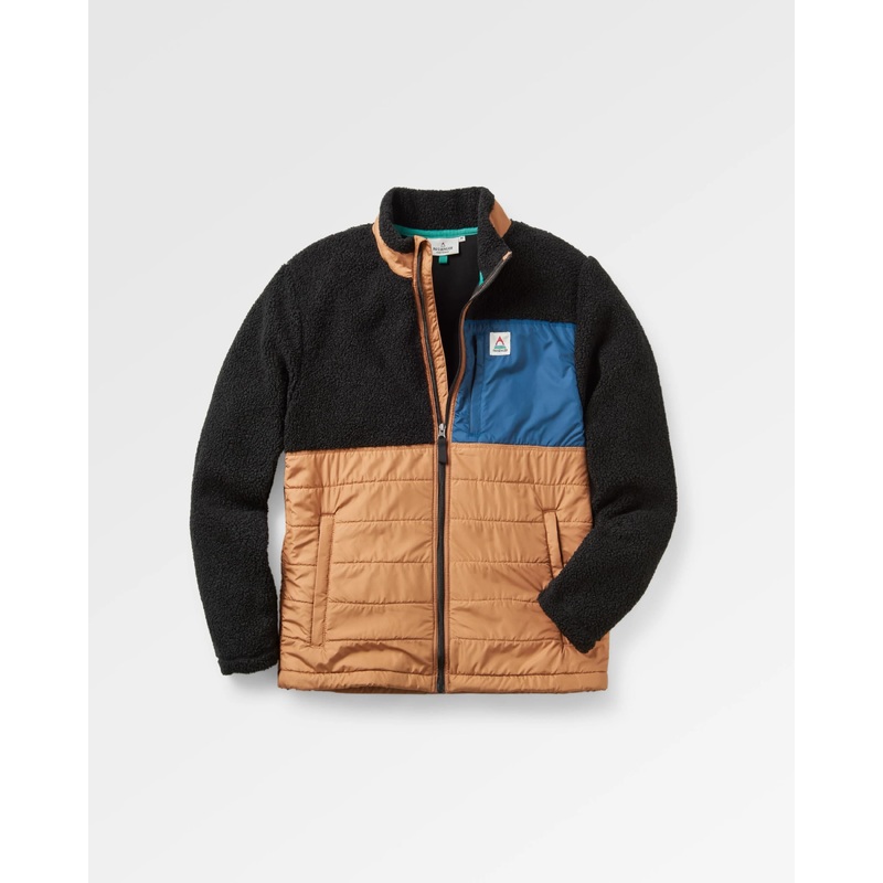 Born Explorer Recycled Polar-Lined Sherpa Fleece - Black