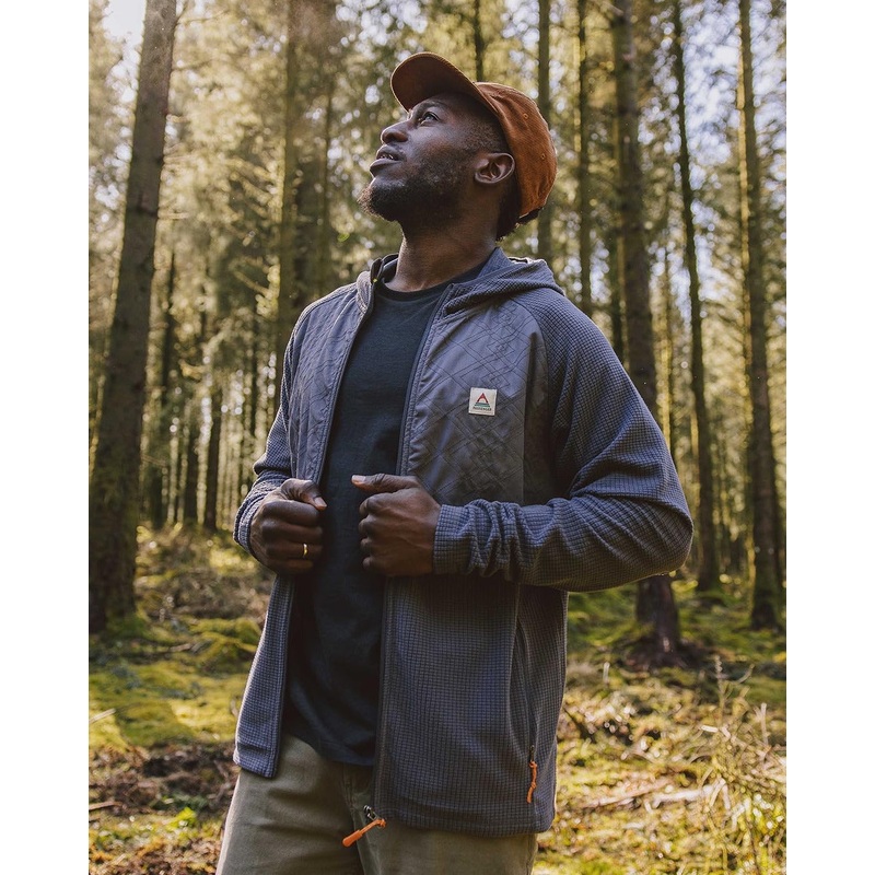 Beyond Full Zip Recycled Fleece - Charcoal