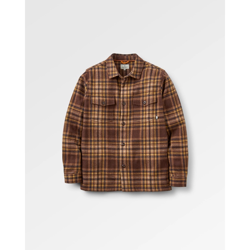 Barren Overshirt - Brown/Mustard Check