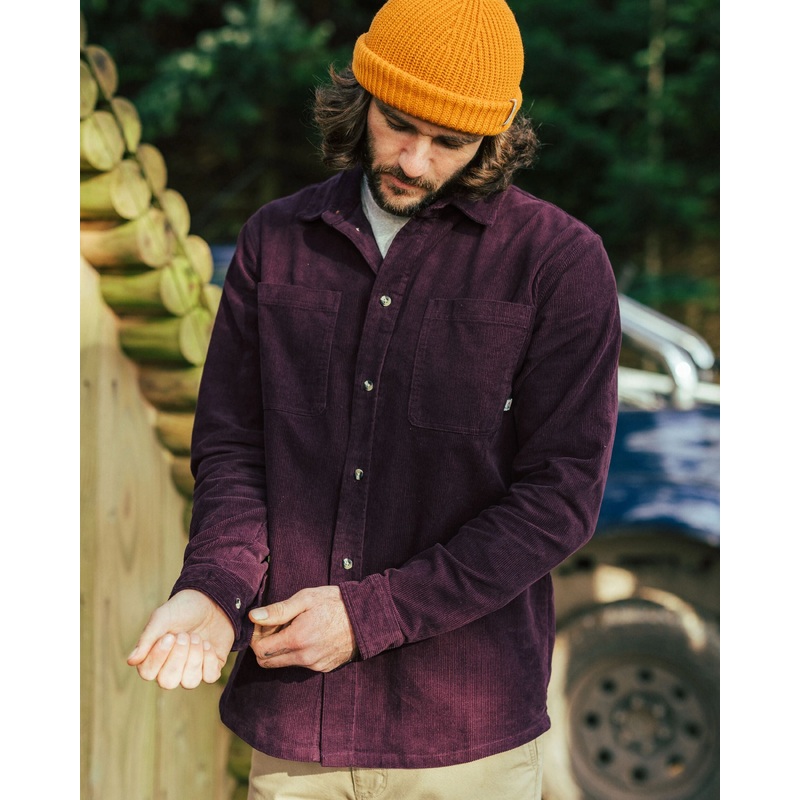 Backcountry Cord Shirt - Deep Plum