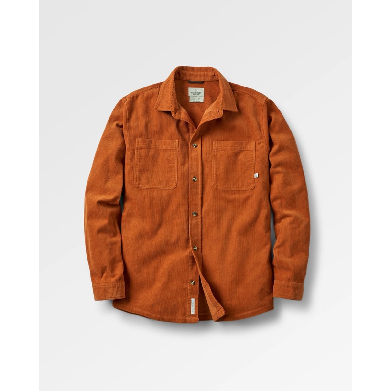 Backcountry Corduroy Shirt - Sunset Orange