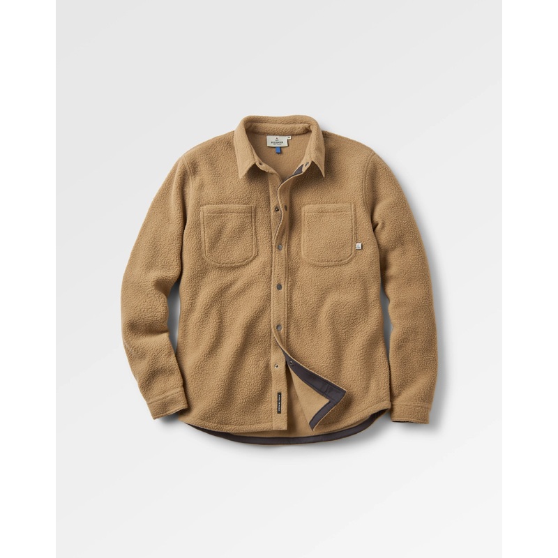 Backcountry Recycled Sherpa Fleece Shirt - Biscuit