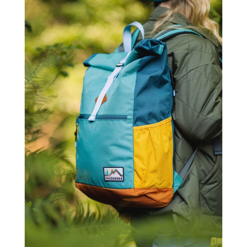 Backwoods Recycled Rolltop 32L Backpack - Multi Colour