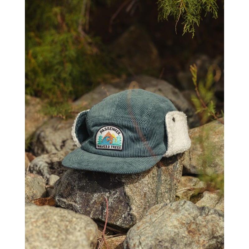 Twill Daytime Sherpa Lined Hat - Deep Ocean