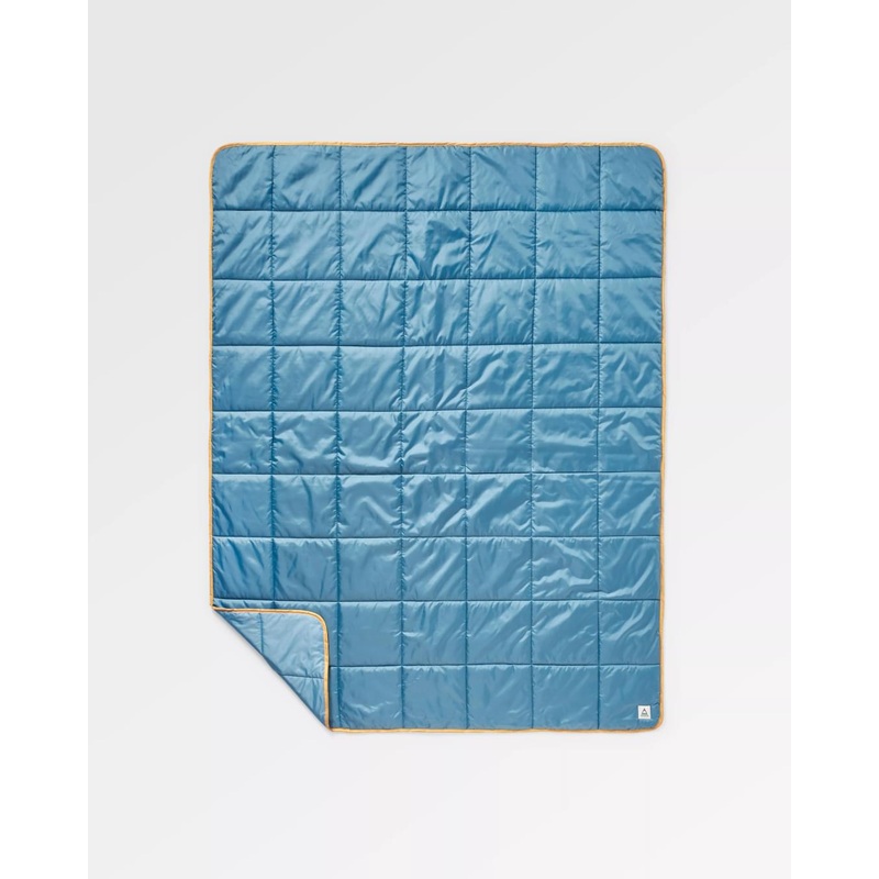 Travel Recycled Ripstop Blanket - Washed Blue