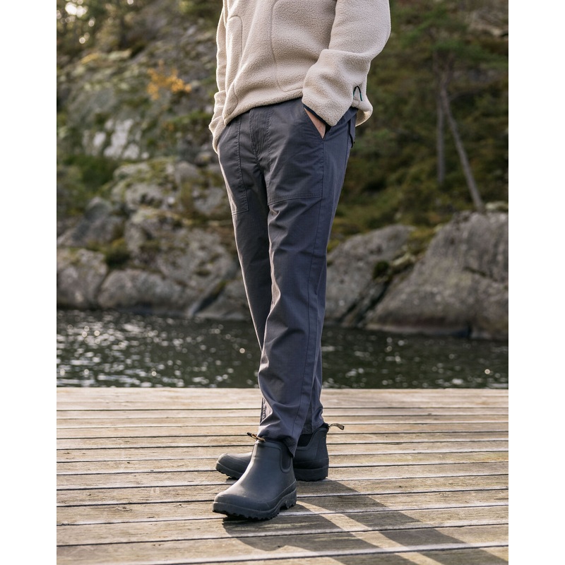 Timeless Crop Trouser - Charcoal