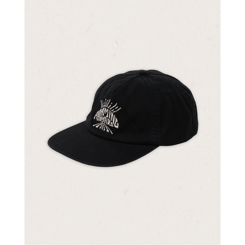 Tolima Recycled 5 Panel Cap - Black