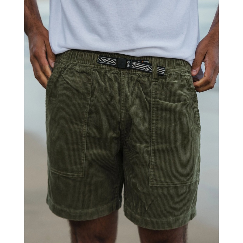 Topanga Cord Short - Khaki